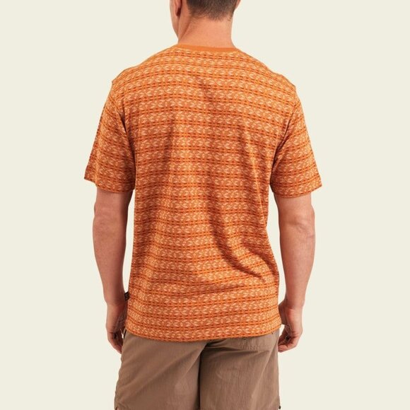 Howler Brothers Orange Patterned Short Sleeve Tee - Picture 4 of 4